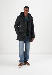 TOM TAILOR SNOW COAT - Zimski kaput - black