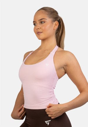 EVE SEAMLESS HALTERNECK - Top - pink