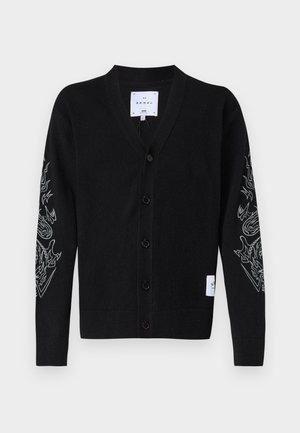 Edwin TATSU CARDIGAN UNISEX - Vest - black
