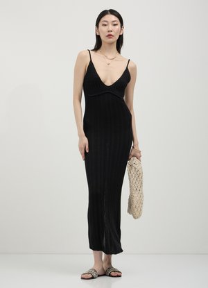 Calliope CROCHET  - Vestito lungo - nero