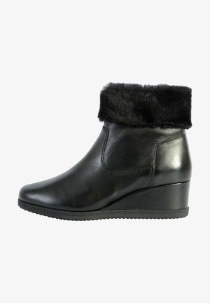 Geox, Bottines compensées - black