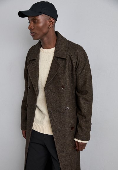 Filippa K DOUBLE BREASTED - Klassisk frakke - walnut brown