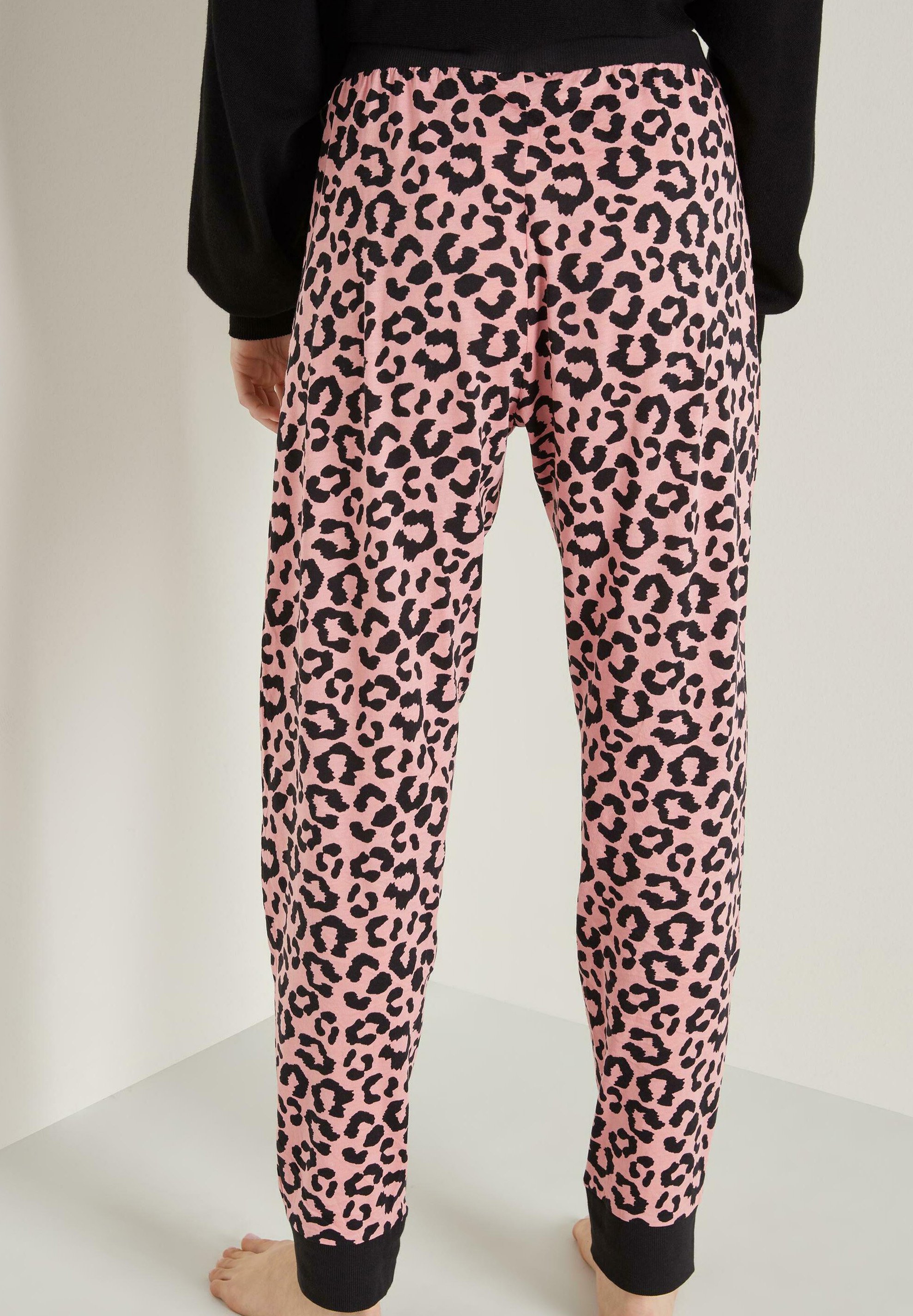Tezenis Pantaloni del pigiama - pale pink dappled print/rosa screziato -  Zalando