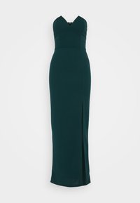 MELONY V NECK MAXI - Společenské šaty - forest green
