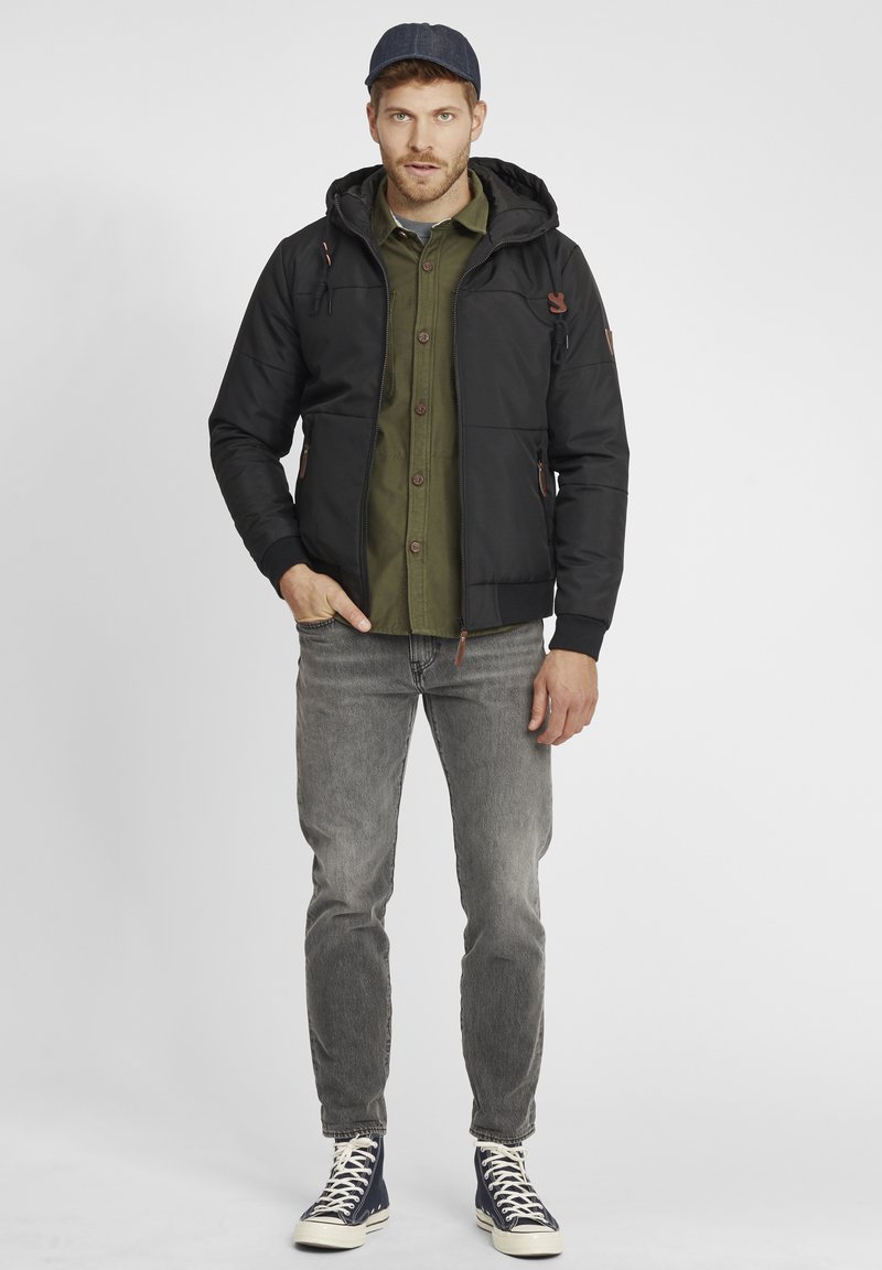 Herren Leichte Jacken | INDICODE JEANS IDHANNIBAL Winterjacke charcoal mix/schwarz - VK08279 Herren Leichte Jacken | INDICODE JEANS IDHANNIBAL Winterjacke charcoal mix/schwarz - VK08279