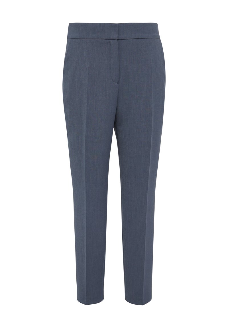 s.Oliver BLACK LABEL CIGARETTE AVEC CEINTURE LASTIQUE - Chino -  dunkelblau/bleu clair chin - ZALANDO.CH