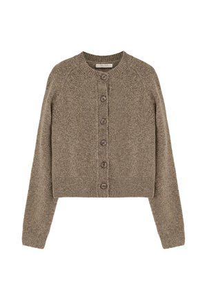 Polo Club, PULLOVER WOMAN AMELIE CARDIGAN LONG SLEEVE REGULAR FIT - Chaqueta de punto - taupe vigore