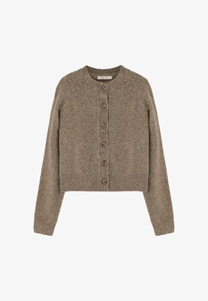 Polo Club, PULLOVER WOMAN AMELIE CARDIGAN LONG SLEEVE REGULAR FIT - Chaqueta de punto - taupe vigore