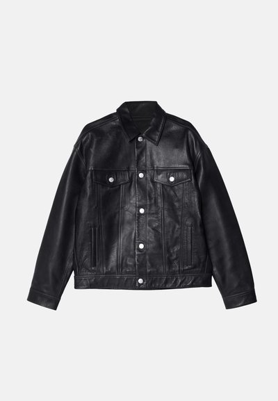 Won Hundred EZRA - Jachetă piele - washed black