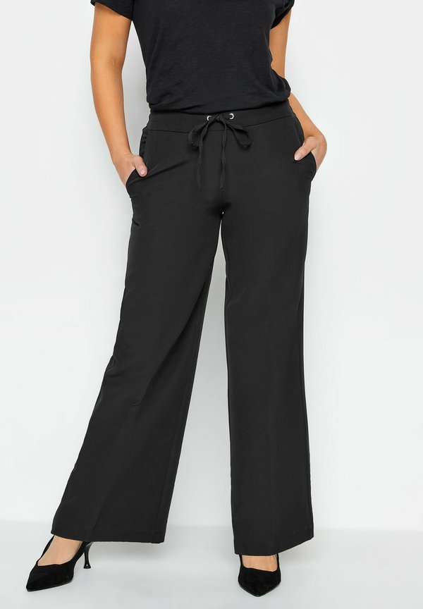 CREPE WIDE LEG - Stoffhose