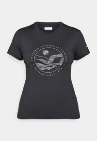 RIDGE™ GRAPHIC TEE - Športne majice - black