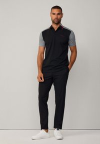 Hackett London RESORT BLOCK  - Pikeepaita - black