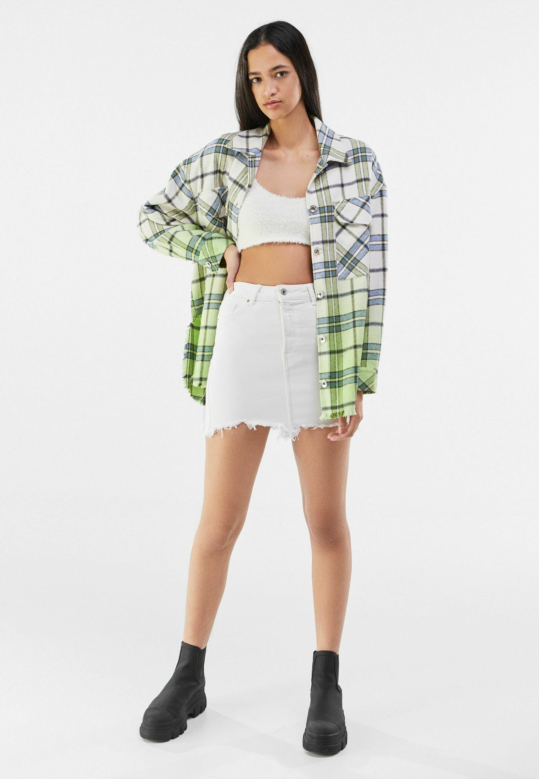 jupe en jeans bershka