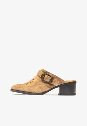 Yokono, CLOG LAILA-003 BEIGE - Sandalias planas - beige