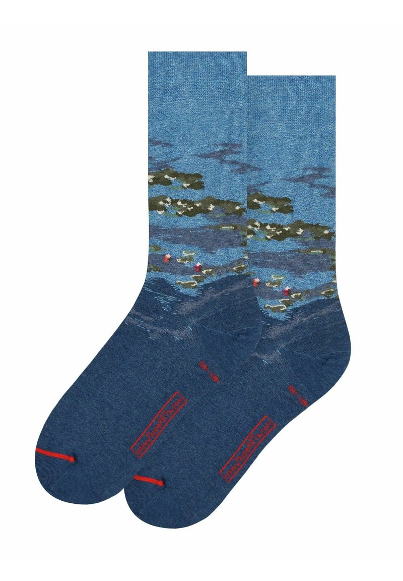 Herren Unterhosen | MuseARTa CLAUDE MONET WATER LILIES II Socken balu/blau - ZA54101 Herren Unterhosen | MuseARTa CLAUDE MONET WATER LILIES II Socken balu/blau - ZA54101