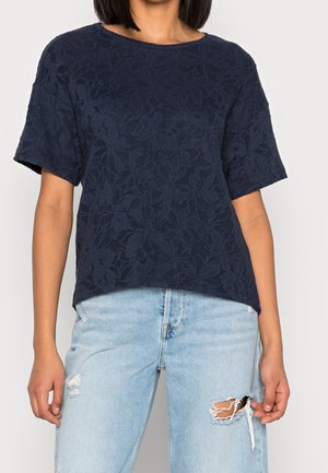 T-shirt print - dark blue