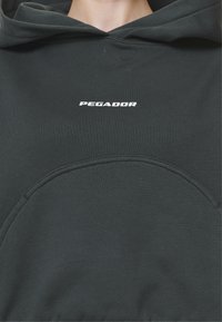 Pegador SKEI LOGO OVERSIZED CROPPED HOODIE - Felpa - washed sage green