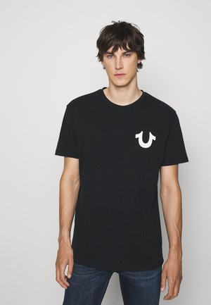CREW NECK - T-shirt print - black