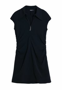 SHORT ZIPPER - Etuikleid - black