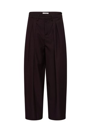 Gestuz, PANTS - Παντελόνι - deep plum