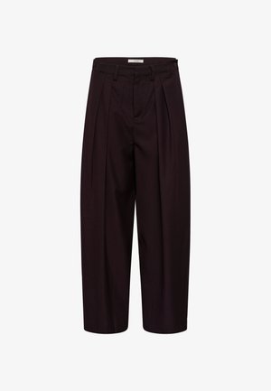 Gestuz, PANTS - Παντελόνι - deep plum