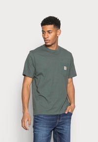 Carhartt WIP POCKET - T-shirt básica - hemlock green