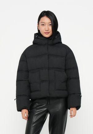 NEW DAISY CROP LOGO PUFFER - Veste d'hiver - jet black