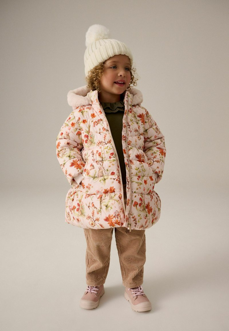 Next SHOWER RESITANT PRINTED  - REGULAR FIT - Wintermantel - cream