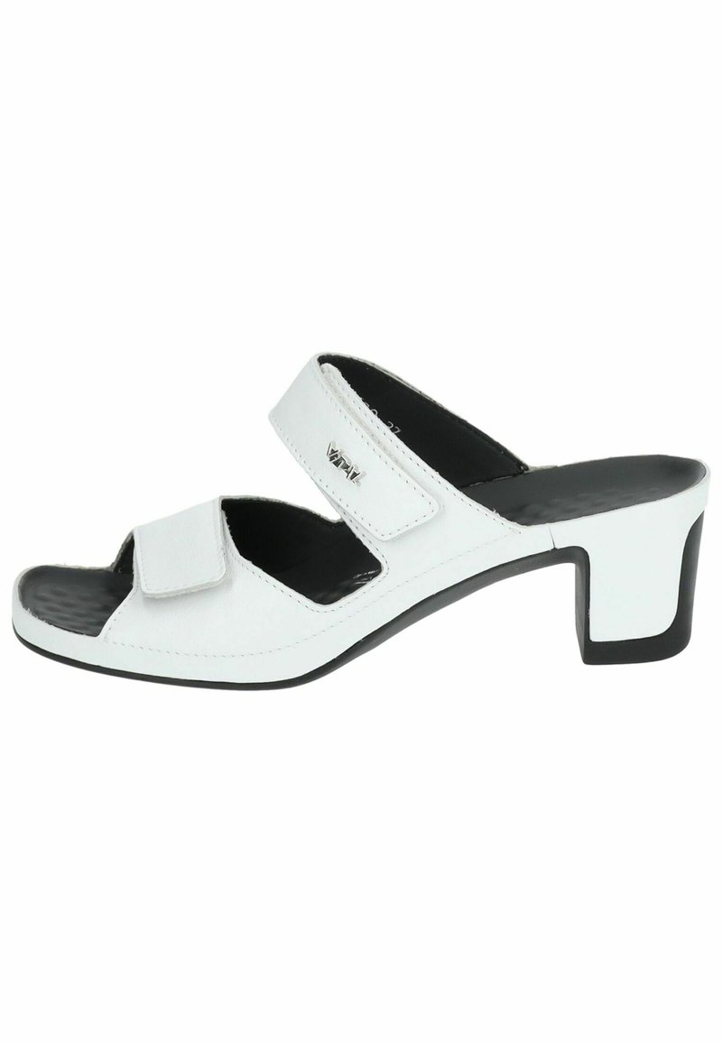 Vital Schuhe Pantofle na podpatku - weiß