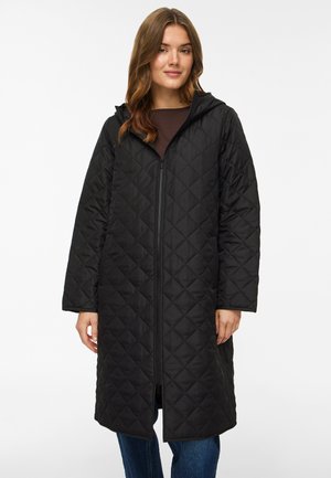 VILA, VITATE HOODED - Cappotto invernale - black