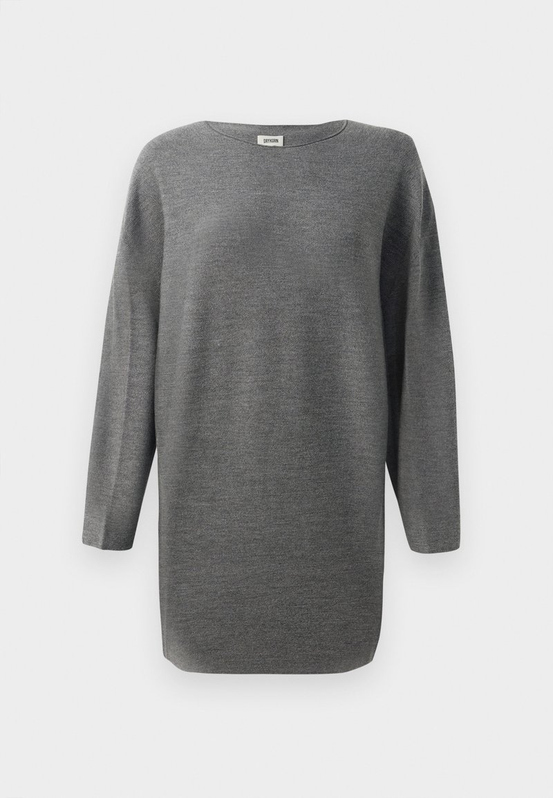 drykorn Gebreide jurk grijs