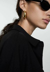 Mango Button-down blouse - black