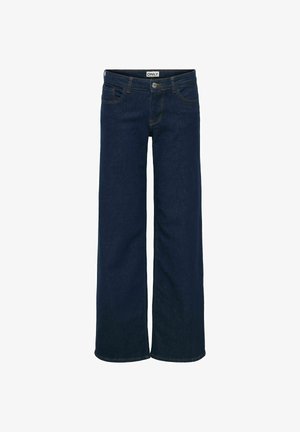 ONLY Tall, JEANS MIT WEITEM BEIN ONLJULLES NIEDRIGE TAILLE WEITER BEINSCHNITT JEANS - Wide leg - dark blue denim