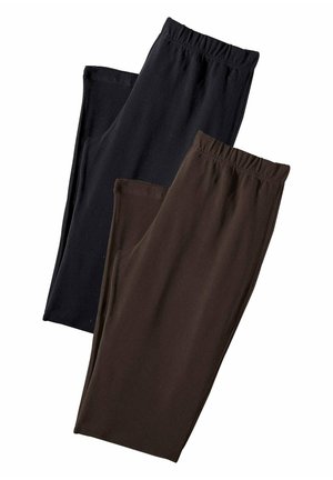 LASCANA VIVANCE ACTIVE BY LASCANA 2 PACK - Leggings - Hosen - braun