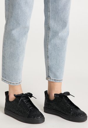 Sneakers basse - black glitter