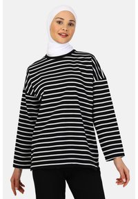 PATTERNED - Longsleeve - black