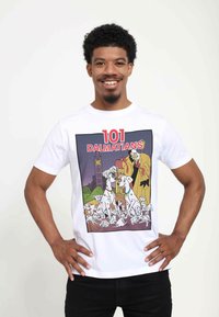 Disney 101 DALMATIANS VHS COVER UNISEX - T-shirt z nadrukiem