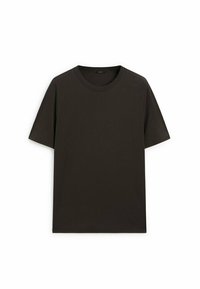 SHORT SLEEVE WITH CREW NECK - Basic T-shirt - dark grey