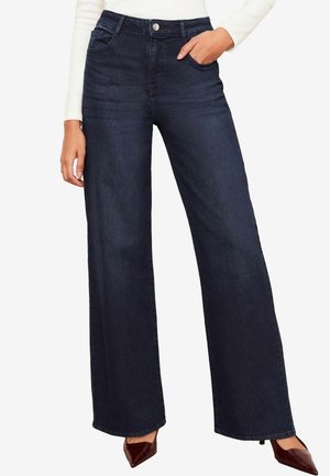 WIDE LEG - Flared-farkut - dark blue