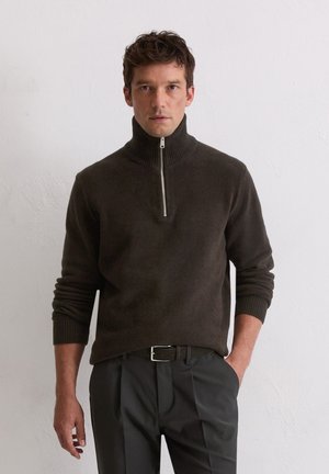 Strickpullover - burnt henna
