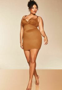 Lipsy SCULPT TUMMY CONTROL YOUR OWN - Muotoileva alusasu - mocha brown