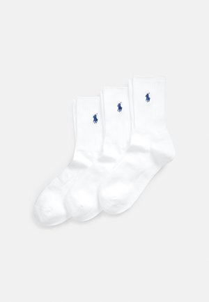 Polo Ralph Lauren SUPERSOFT CREW SOCK 3 PACK - Sokker - white