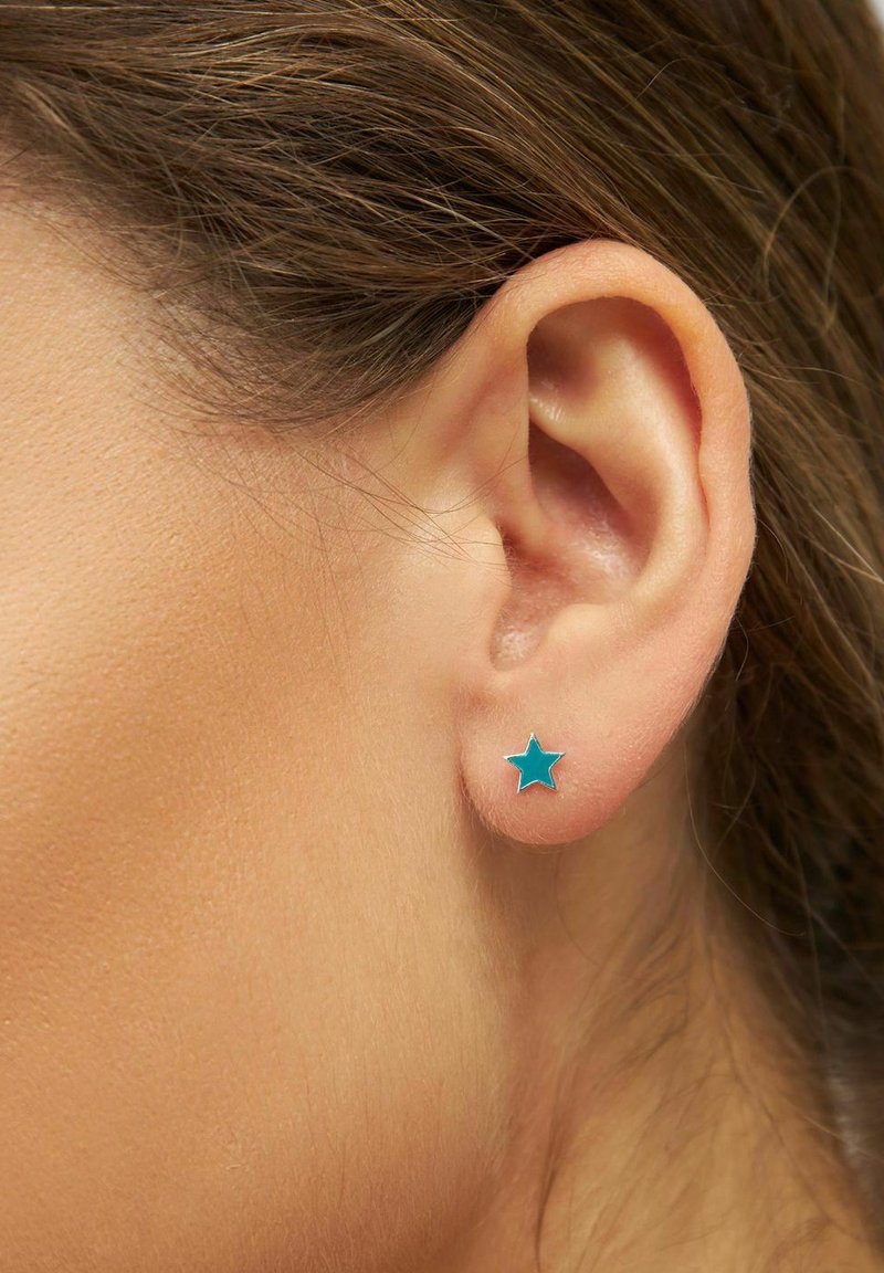 LULU Copenhagen STAR 1 PCS - Boucles d'oreilles - petrol