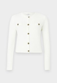 SUZUMI CRUSHED CARDIGAN - Casaco de malha - dove white