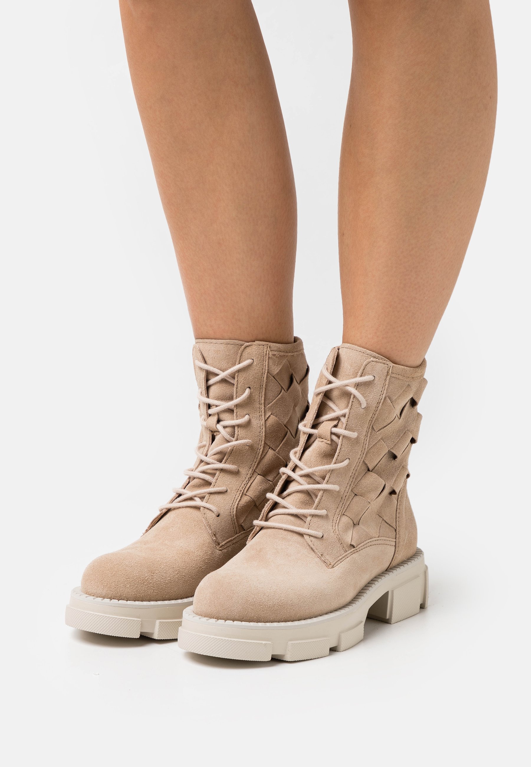 Alpe ALMA - Botines con cordones - arena/tierra - Zalando.es
