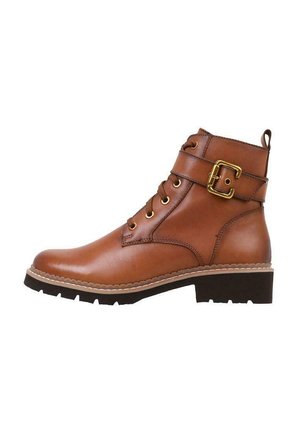 Sandra Fontán SANSON - Cowboy/biker ankle boot - camel