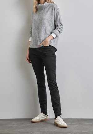 Street One, Jegging - mottled black
