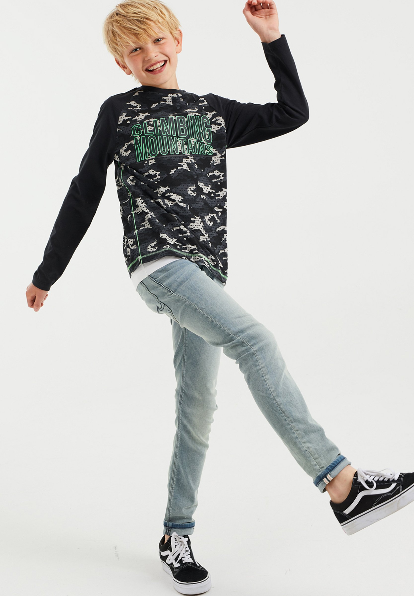 WE Fashion MET STRETCH - Jeans slim fit - blue/blu - Zalando.it