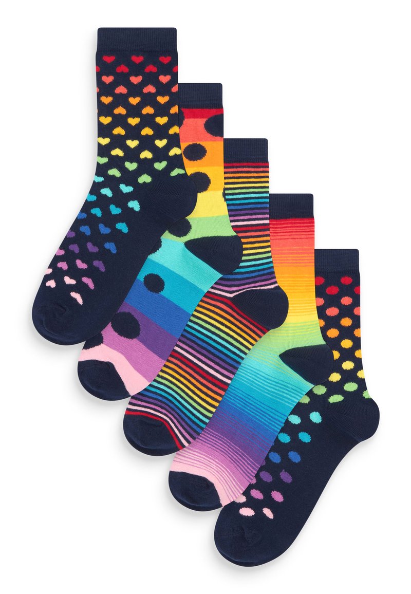Next STRIPE/SPOT PATTERNS 5 -ER-PACK - Sokken - rainbow