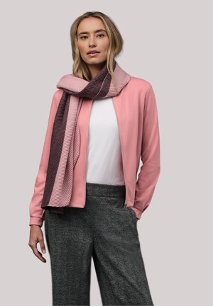 Street One MIT GLITZERDETAILS - Sweater met rits - rosa